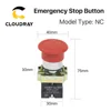 Cloudray Emergency Stop Button NC for CO2 Laser Engraving Cutting Machine ► Photo 3/4