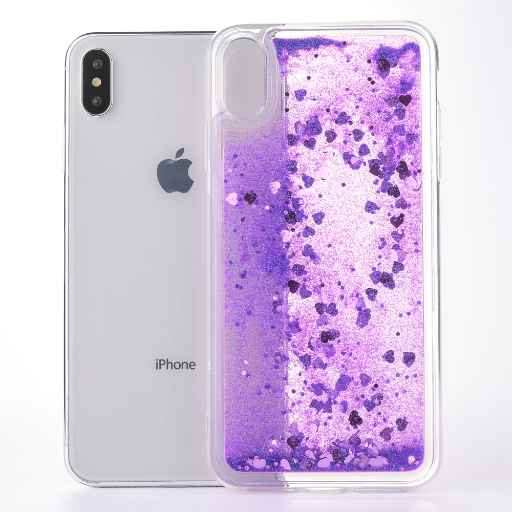 Color 4 Sinzean 25 шт. для IPOHNE 11 Pro MAX/XS/XR Блестящий Жидкий чехол для IPHONE 678 Plus/6 S зыбучие пески Bling power Мягкий ТПУ+ чехол для ПК - Цвет: Color 4