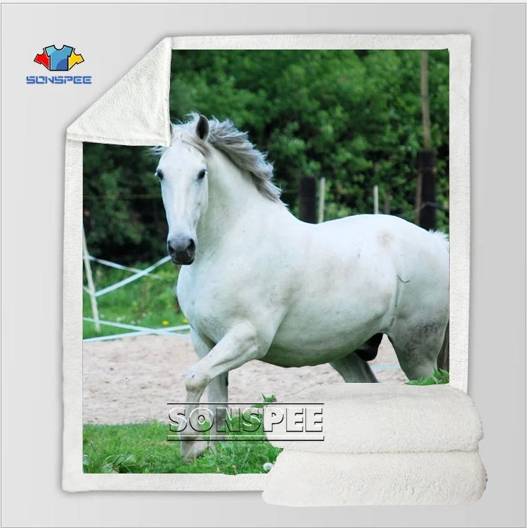 7 SONSPEE коричневый лошадь животное Harajuku для детей и взрослых 3D печатных одеяло Теплый диван одеяло покрывало путешествия постельные принадлежности магазин при фабрике B51 - Цвет: 7
