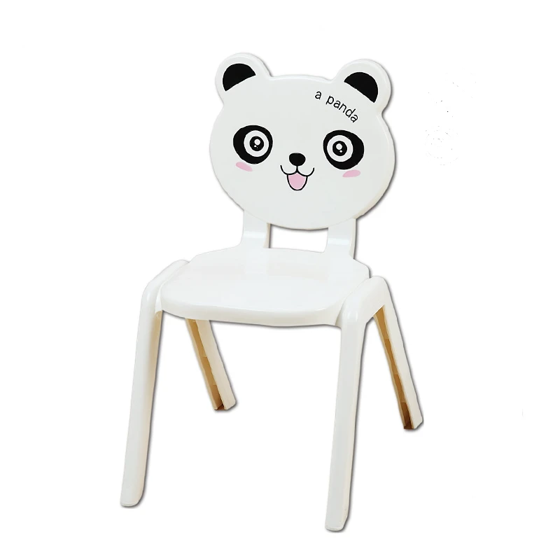 

Children's chair creative cartoon home lovely plastic cartoon bench children's kindergarten bench is a non slip chair back seat