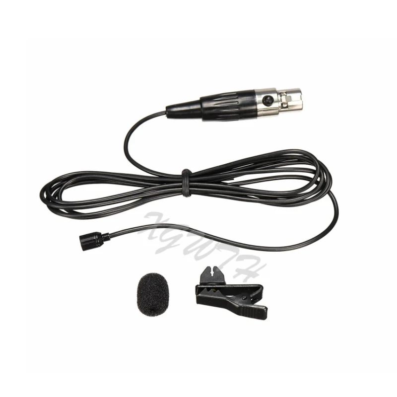Микро Мини галстук с зажимом TA4F 4Pin XLR петличный всенаправленный микрофон для Shure