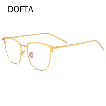 

DOFTA Pure B Titanium Glasses Frame Women Square Prescription Eyeglasses Eyewear Vintage Myopia Optical Eye Glasses For Men 7026