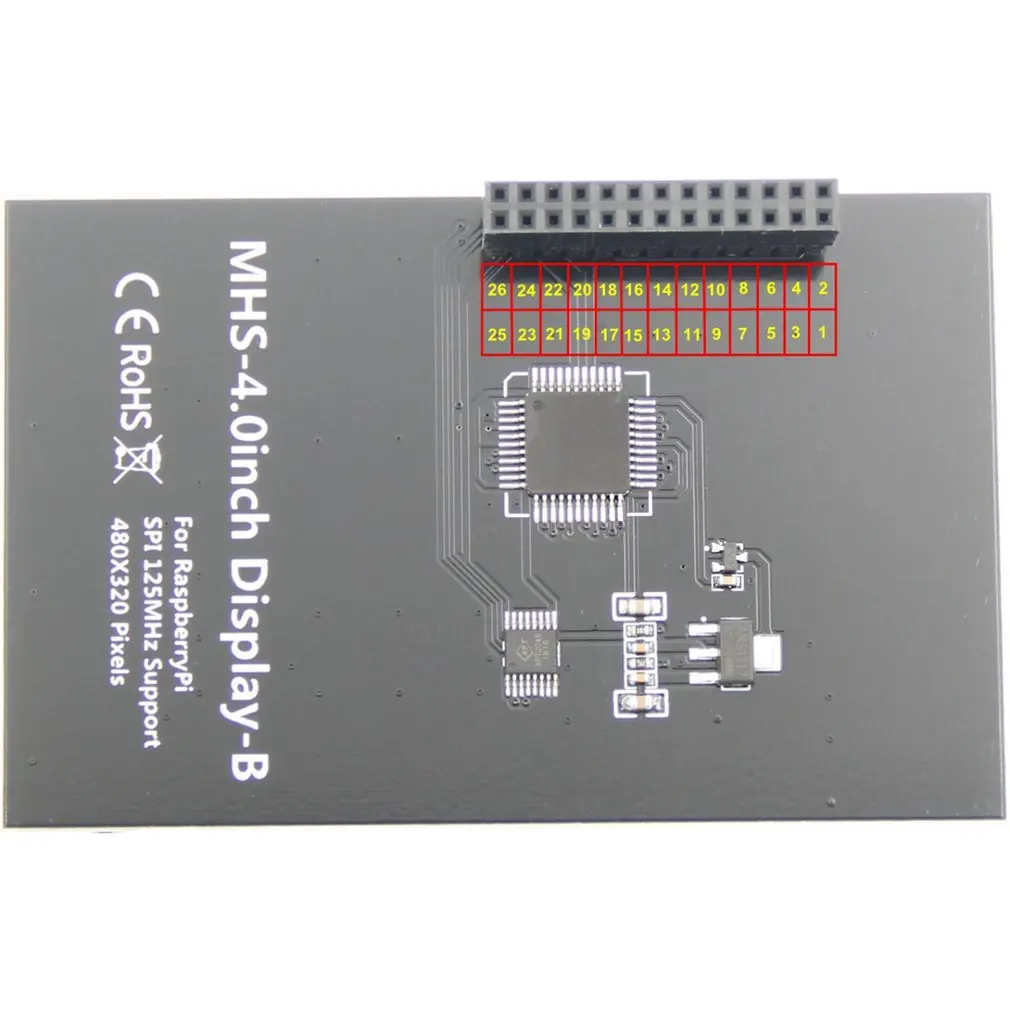 Сенсорный экран SPI 800X480 4-дюймовый дисплей модуль 800*480 ips сенсорный экран для Raspberry Pi 4 Модель B 3B+/3B/2B/B+ сенсорный экран
