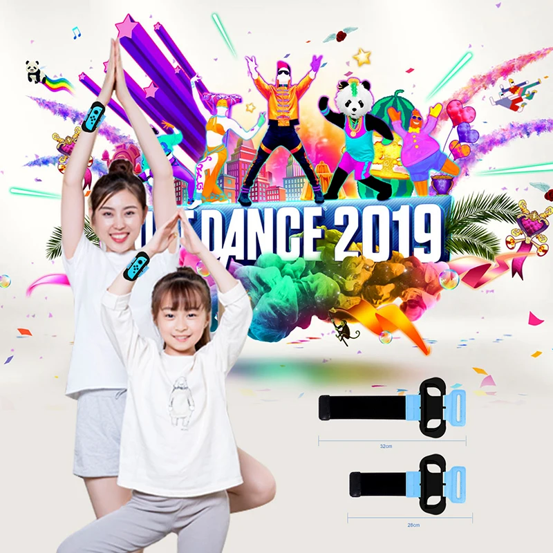 Just Dance танцевальная лента Joycon Zend переключатель контроллер манжета Регулируемый эластичный ремень с пространством для Joycon левый или белый