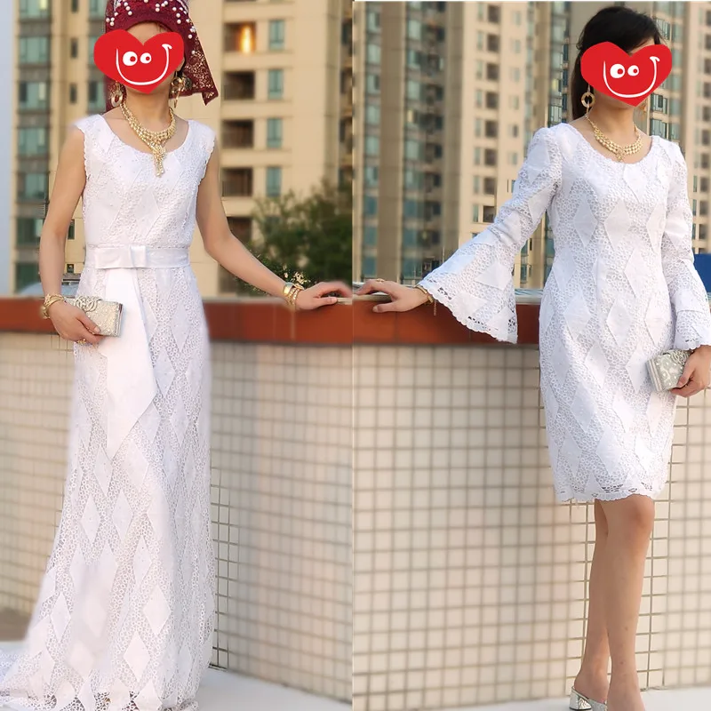 

Pure White African Lace Fabric Fashion Style Guipure Water Soluble Cord Laces With Stones For Nigerian Daily Dress Party F1708