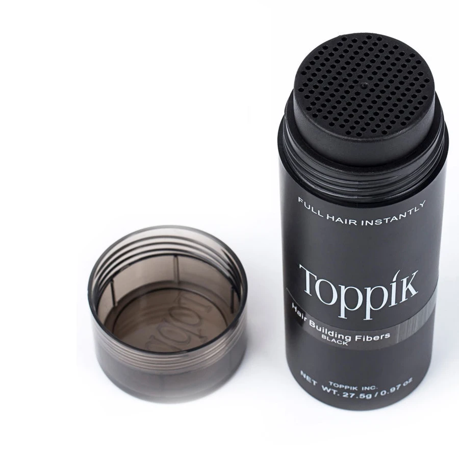 Toppik наращивание волос 8 цветов Полный волос Мгновенно волокна Capilares держать спрей порошок рост волос Продукт США