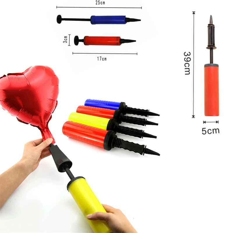 

1piece Large Manual Balloon Pump for Aluminum Film Latex Balloon Inflatable Accessories Tool Handle Pump Ballons Party Supplies