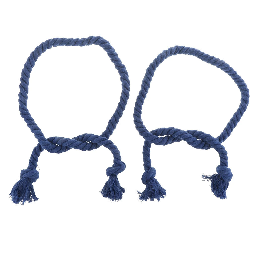 Hand Weave Rope Tiebacks Holdbacks For Curtains Voile Nets Drapes Total Length - 86cm (2pcs Pack)