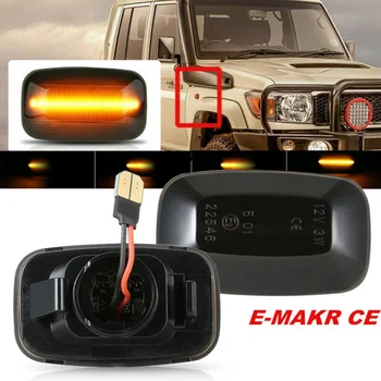 

Left+right Side Marker Lights 2pcs Set Auto Dynamic LED Useful Durable