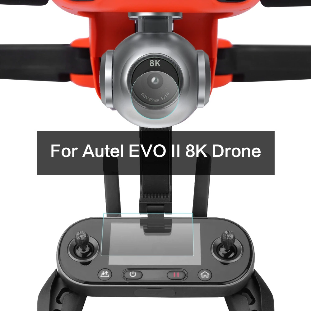 

HD Ultra Lens Protective Screen Cover for Autel Robotics EVO II 8K Gimbal Camera and Controller Accessories Kits
