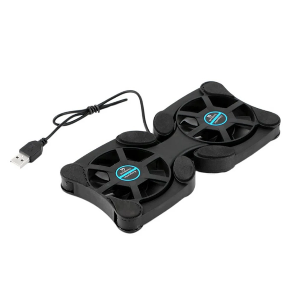 USB Fan Cooler 2 Fan Double Cooling Charging Board Suitable For Portable Computer Notebook laptop fan laptop fan stand laptop cooling pad