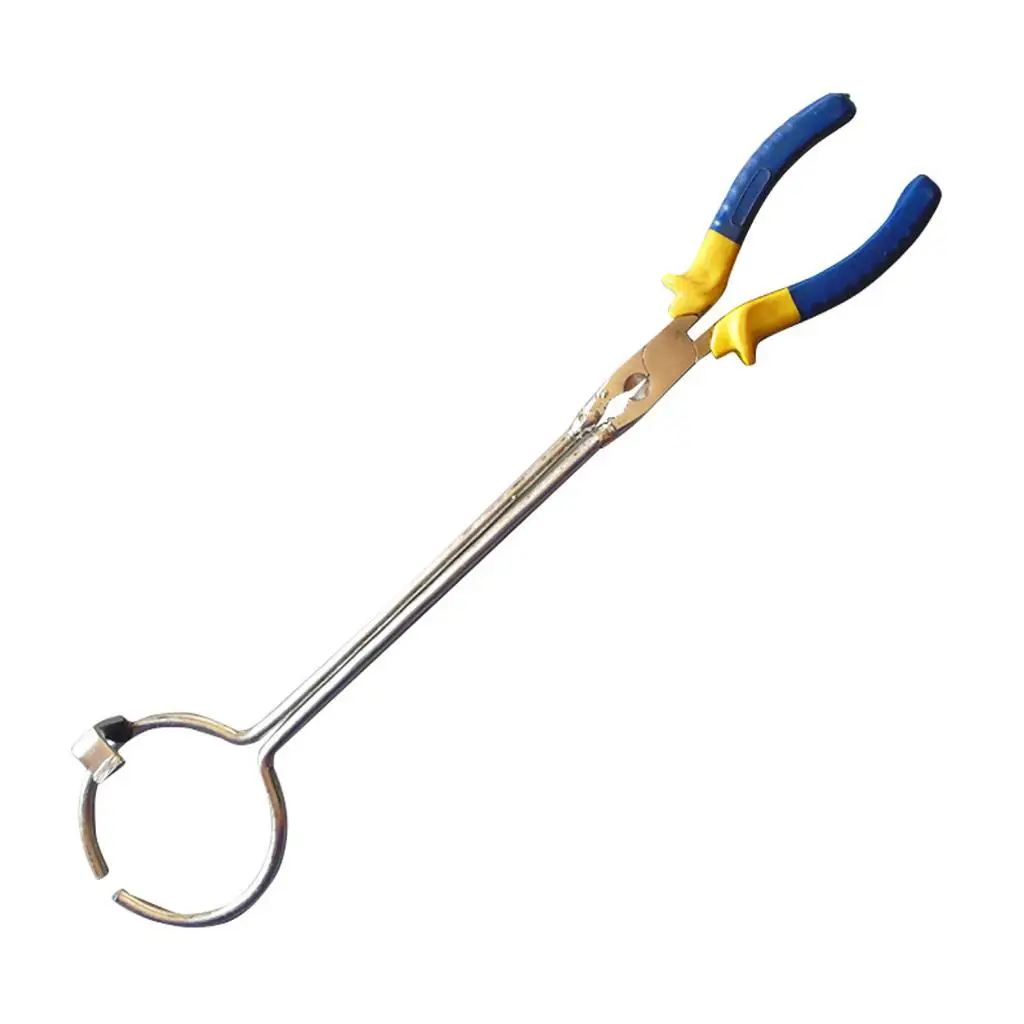 Crucible Tongs Clamp Pliers Holder for Gold Melting Furnace Metal Casting Tool