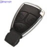 jingyuqin New Style Silver Side Modified 3 Button Remote Key Shell Case Fob Cover For Benz CLS C E S + battery Holder ► Photo 3/4