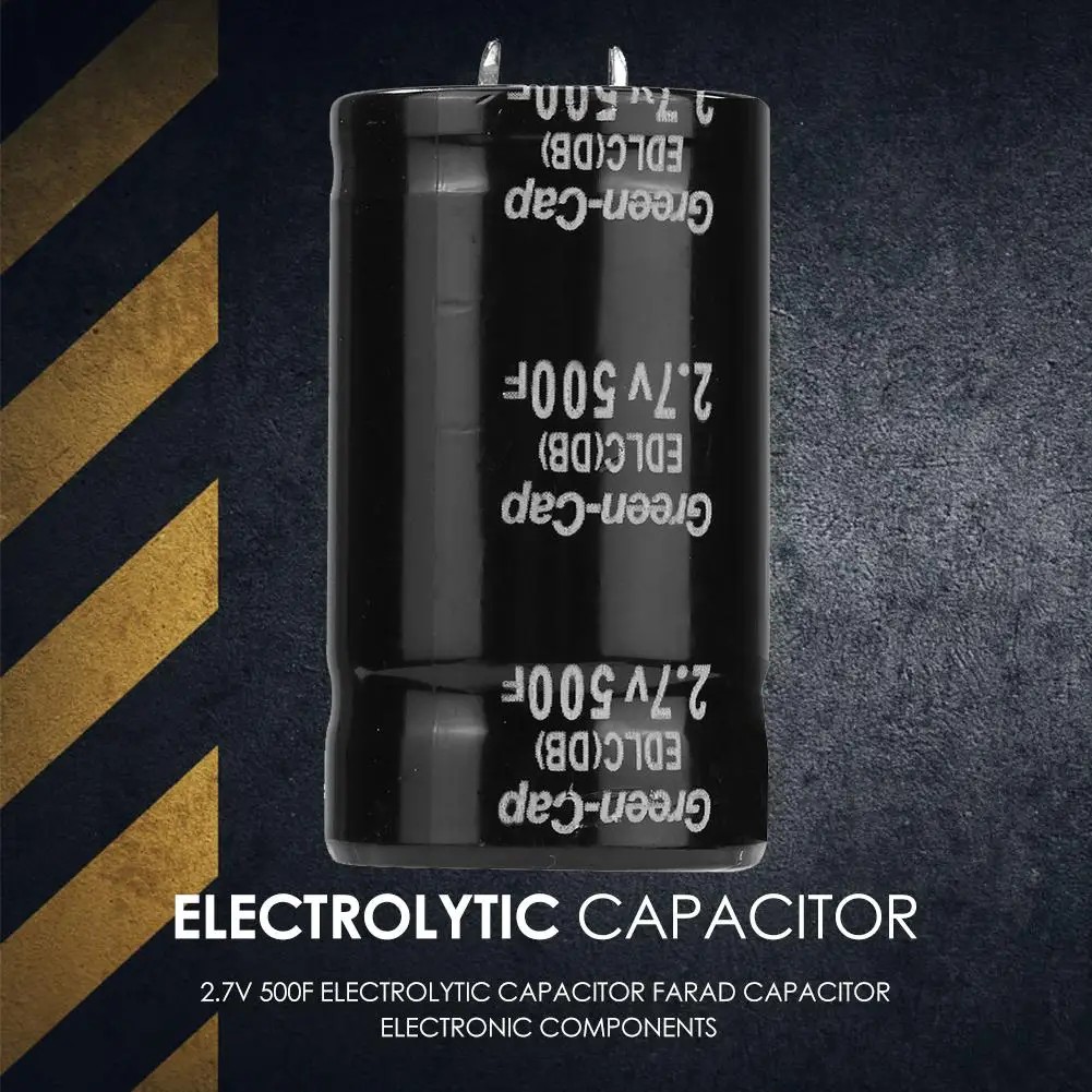 2.7V 500F Metal Electrolytic Capacitor Wide Scope of Application Daily Durability Farad for Automobiles Circuits | Обустройство дома