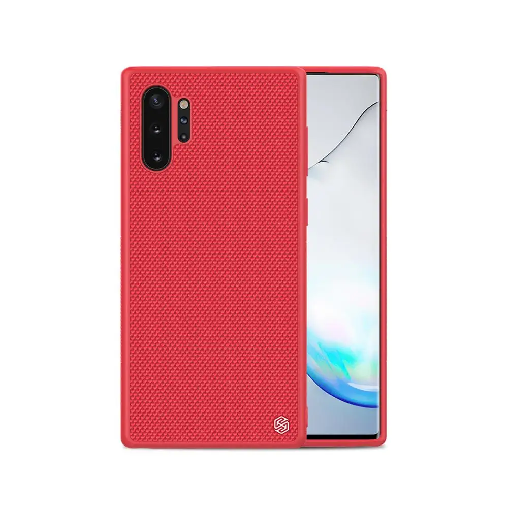 10 шт./лот NILLKIN Текстурированный чехол для samsung Galaxy Note 10 plus жесткий матовое покрытие Матовый телефон случае для Note 10 plus 5G