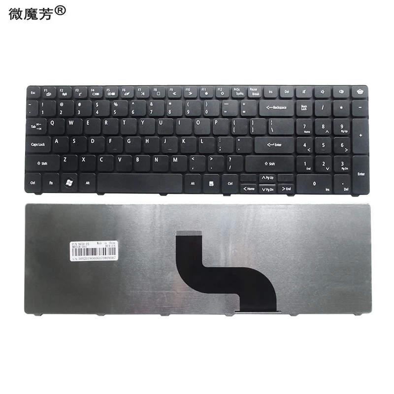 

US Black New English Replace laptop keyboard For Gateway NV59C NEW90 PEW96 Packard Bell NEW95 NV50A NV53A NV59C NV79C NV50