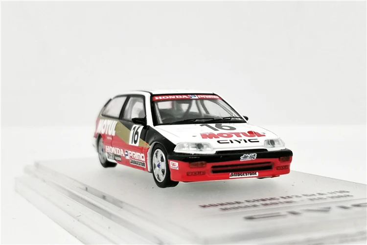1: 64 INNO64 Honda Civic EF3 гр. A#16 Mugen Motul JTC 1988 литая под давлением модель автомобиля