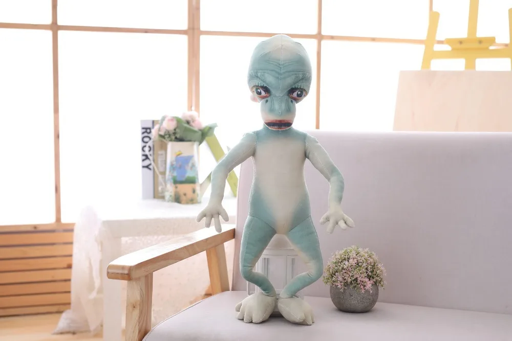 Высокое качество 60-100 см ET Alien плюшевая игрушка хлопок мягкая сверхземная странная забавная кукла ребенок дети реалистичный подарок