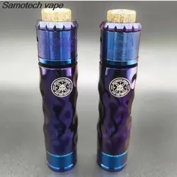 Новейший AV Dimple Gyre Mod с Apocalypse 24 мм RDA MOD kit fit 18650 Аккумуляторный механический мод высокого качества электронная сигарета