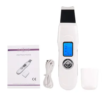 

Ultrasonic Face Skin Scrubber Deep Cleaning Facial Peeling Skin Cleaner Acne Removal Blackhead Machine Beauty Face Skin Care
