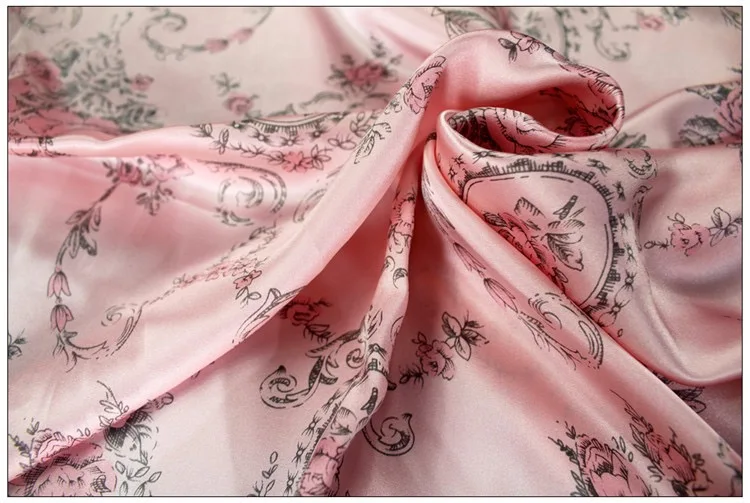 Шелковый Гладкий креп-сатин, шелк, атласная шелковая ткань, платье cheongsam, дизайнерская ткань, гладкая, яркая и высококачественная