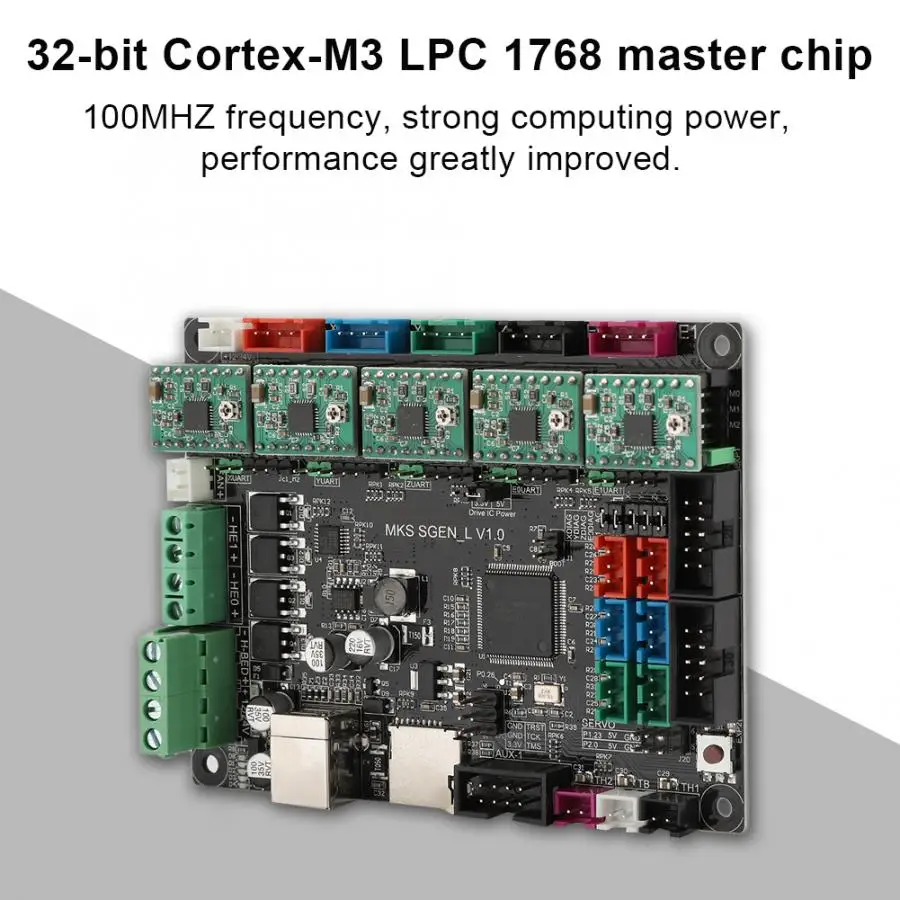 Детали материнской платы для 3d принтера для MKS SGen-L+ A4988 комплект привода для Kossel/Ultimaker