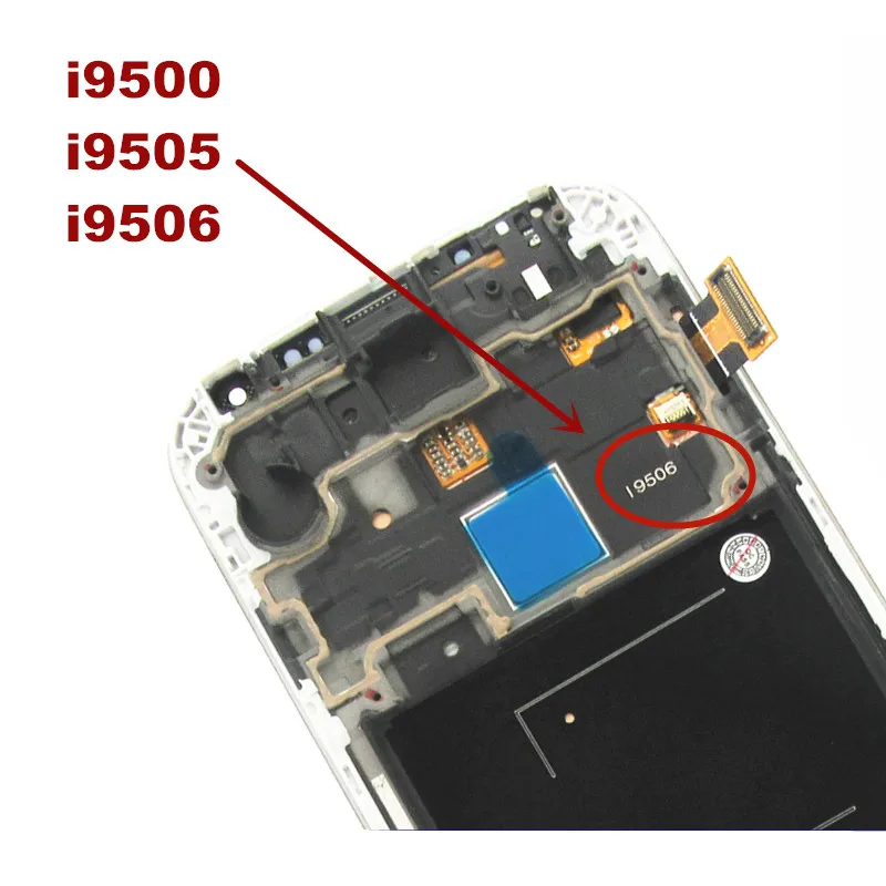 Высокое Качество 5," lcd для SAMSUNG Galaxy S4 lcd дисплей с рамкой i9500 i9505 i9506 кодирующий преобразователь сенсорного экрана в сборе Замена