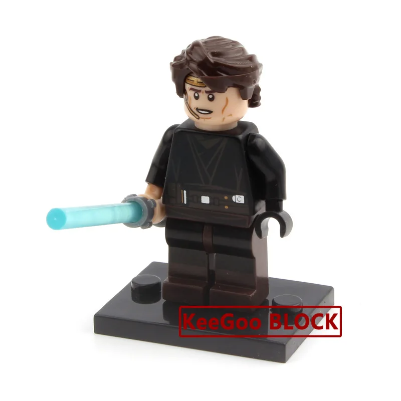 Фигурки из Звездных Войн Leia Han Solo Yoda Luke Sith Lord Darth Vader Maul Revan Dooku Sidious, строительные блоки, кирпичи, игрушки - Цвет: pg652