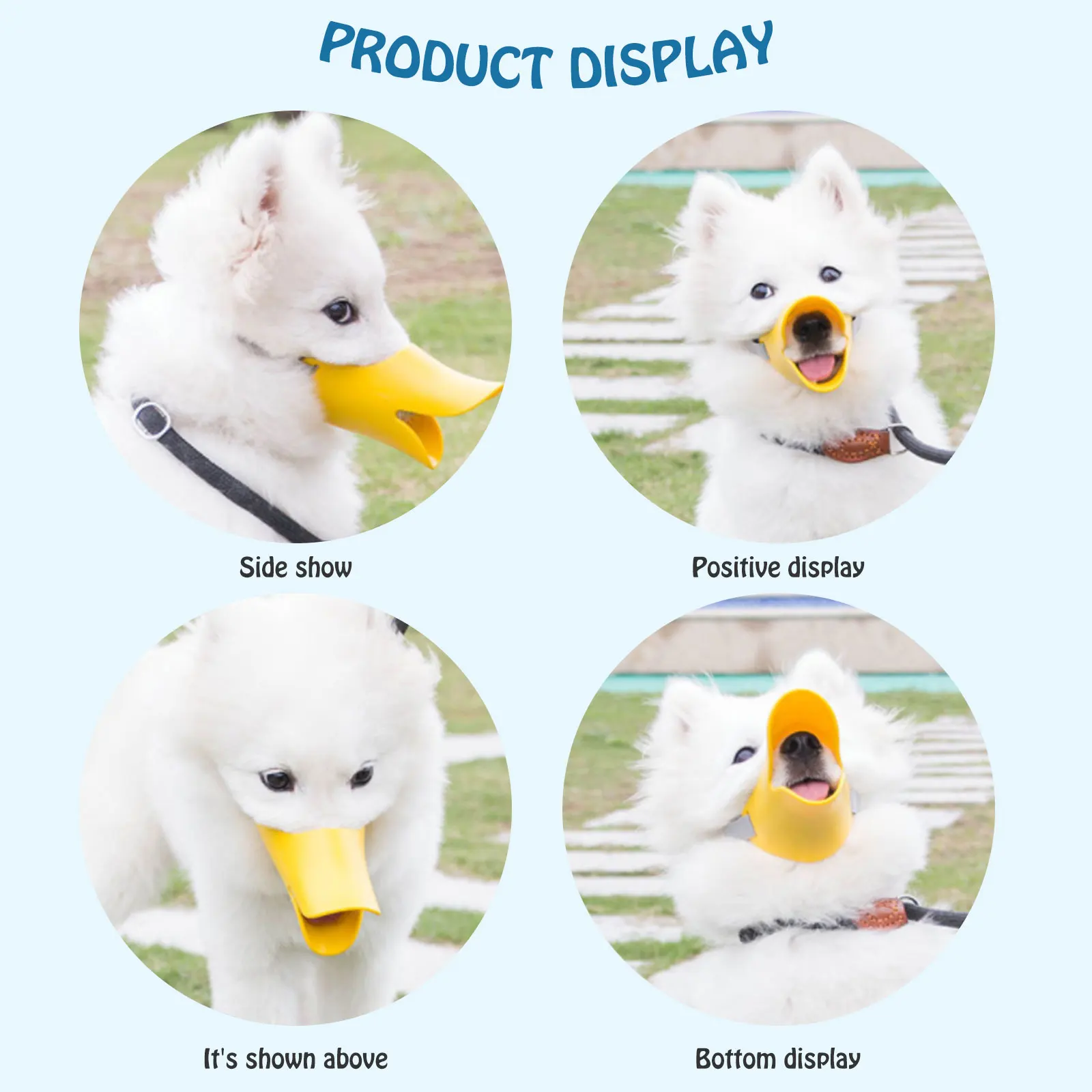 ペット犬銃口調節可能な抗一口口カバーアヒルのくちばしマスク犬テディ停止ため吠える用品アクセサリーs M L 虫除け Aliexpress