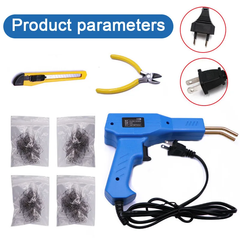 Staples For Hot Stapler Plastic Repair Wave Staples Bumper Bodywork Repairs 0.8mm S Wave Staples electronics soldering kit