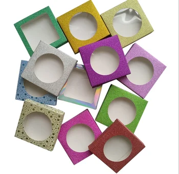 

Custom LOGO 3D Mink Eyelashes Boxes False Eyelash Packaging Box A Pair Of Eyelash Box Fine Mount Eyelash Gift Box