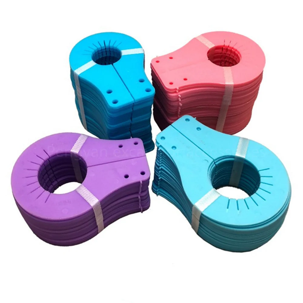 Excavator Bucket Shaft 5pcs For Excavator Parts Disassembly-free Bucket Shaft Gasket Bucket Pin Adjustment Activity Plastic Quick Disassembly Shaft