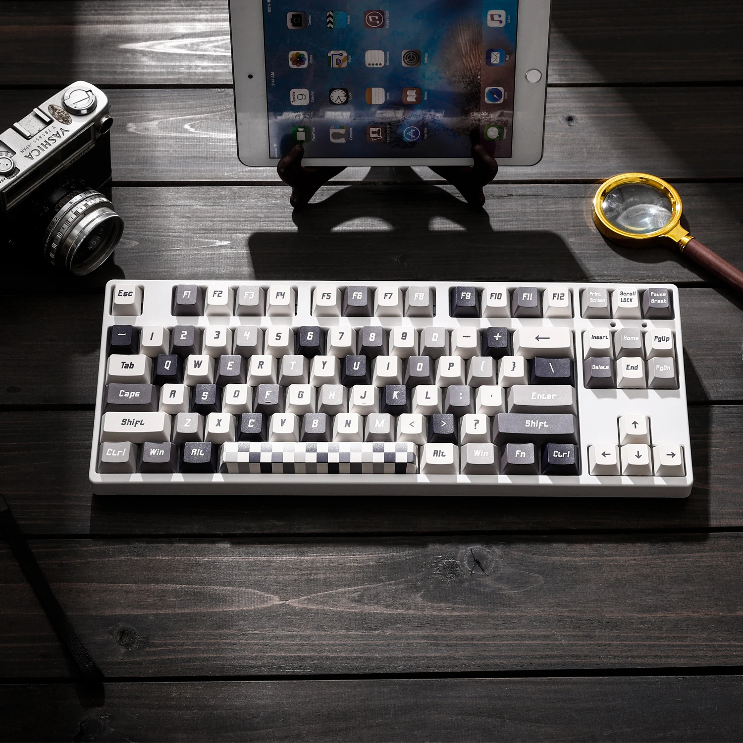 Point retro keycap PBT Keycaps Mechanical Keyboard Caps Custom Key Cap