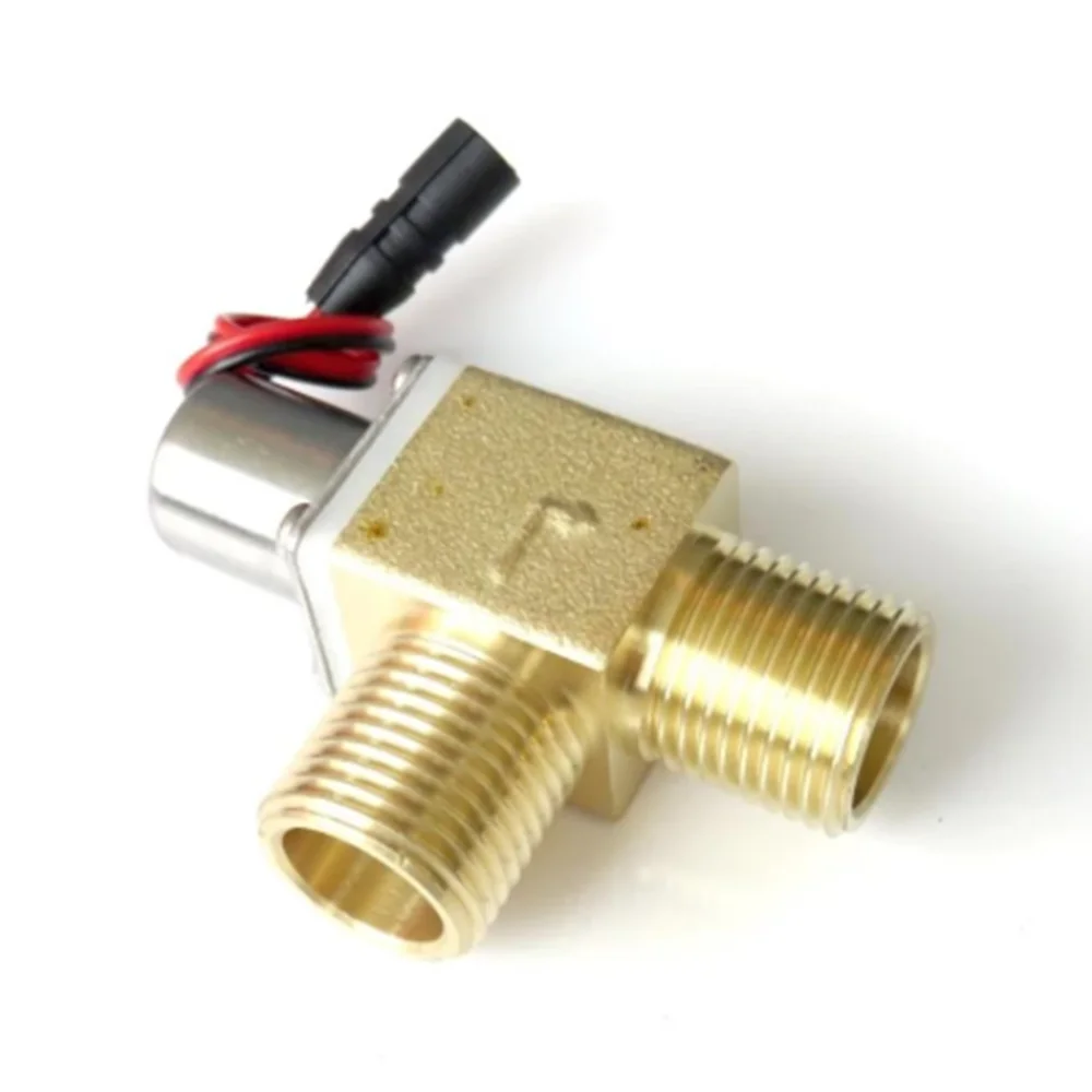 단방향 물 유입구 전기 펄스 솔레노이드 밸브, 1/2 인치 BSP 수나사, 소변 원예 위생 피팅, DC 4.5V-6V 500mA