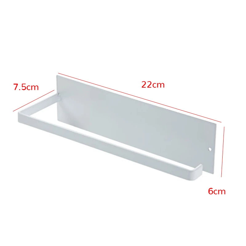 Hot Stainless Steel Paper Towel Holder Rack Toilet Kitchen Roll Paper Holder Self-adhesive Kitchen Toliet Accessories