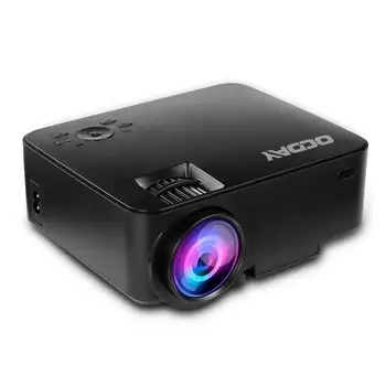 

480P 1500 Lumens Low Noise High Sensitivity Remote Receiver Dustproof Built-in Lens LCD Imaging LED Digital Projector