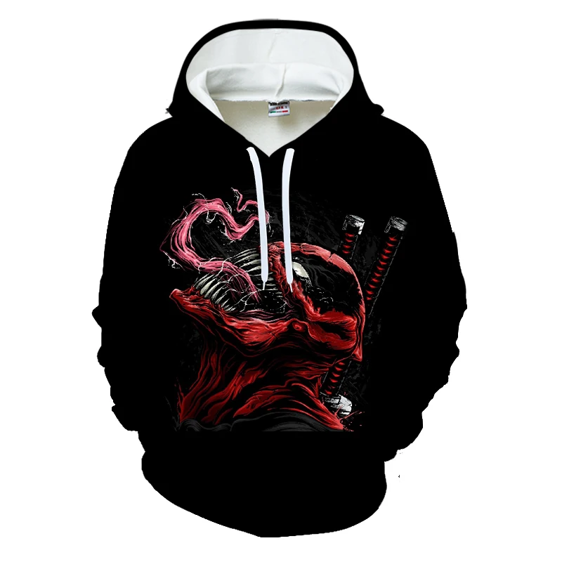 Мужская толстовка с капюшоном 3D Venom Fashion Ms. Hoodie свободный жакет с капюшоном уличная художественная Высококачественная индивидуальная осенняя куртка с человеком-пауком новая