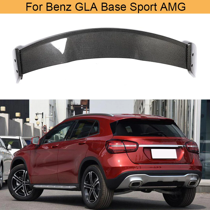 Спойлер на заднюю крышу из углеродного волокна для Mercedes Benz GLA180 GLA200 GLA250 GLA45 AMG Sport