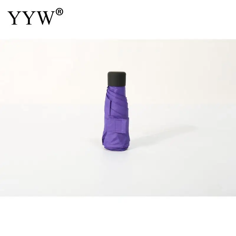 purple Карманный мини-зонтик для мужчин и женщин УФ маленькие зонты, дождь для женщин Paraguas водонепроницаемый солнце Удобный Путешествия Parapluie дети - Цвет: purple
