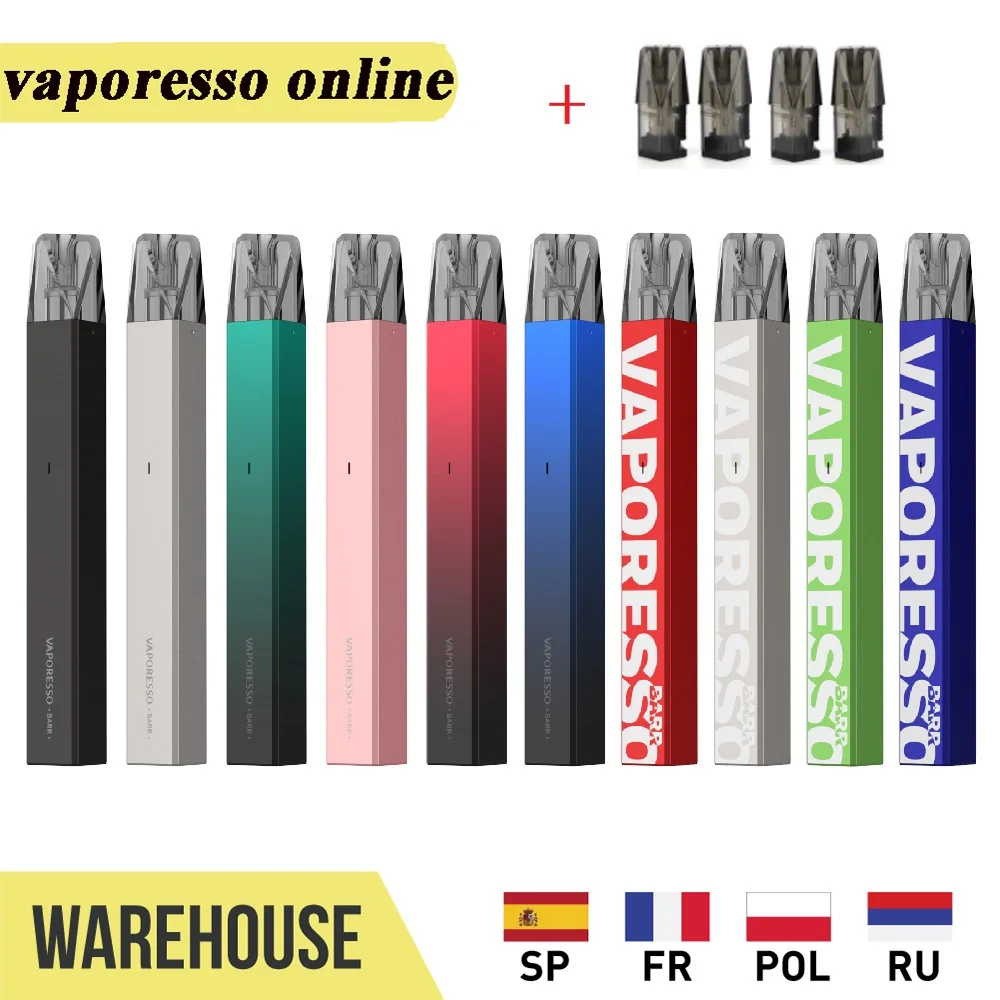 Набор для вейпа Vaporesso BARR 2 шт./4 шт. 350 мАч Ом 4 уровня 13 Вт | Электроника