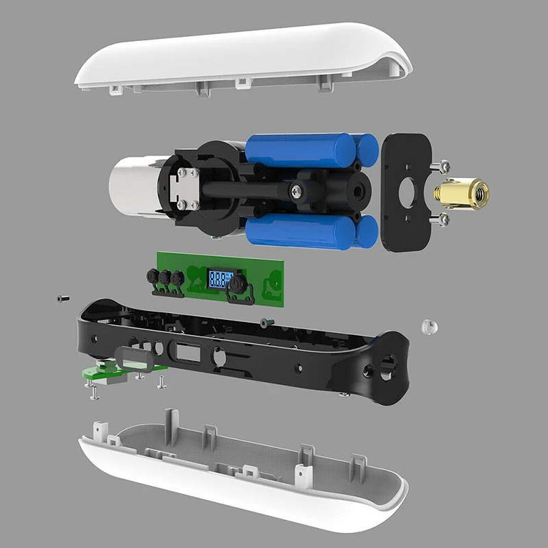 150PSI Интеллектуальный многофункциональный велосипедный Электрический насос для шин Портативный Перезаряжаемый велосипедный насос с ЖК-дисплеем