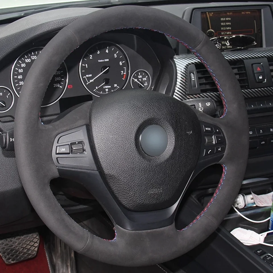Housse De Volant En Cuir Sur Mesure Pour BMW Série 3 E46 / X5 E53 - Installation Couture à La Main - Personnalisable