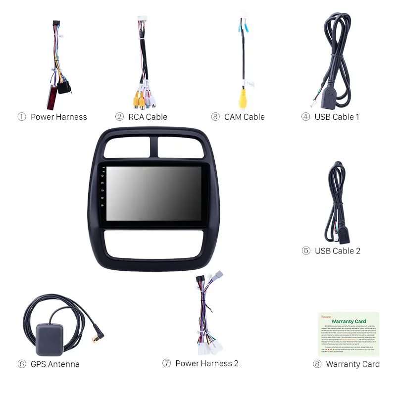 Seicane Car GPS HD 9