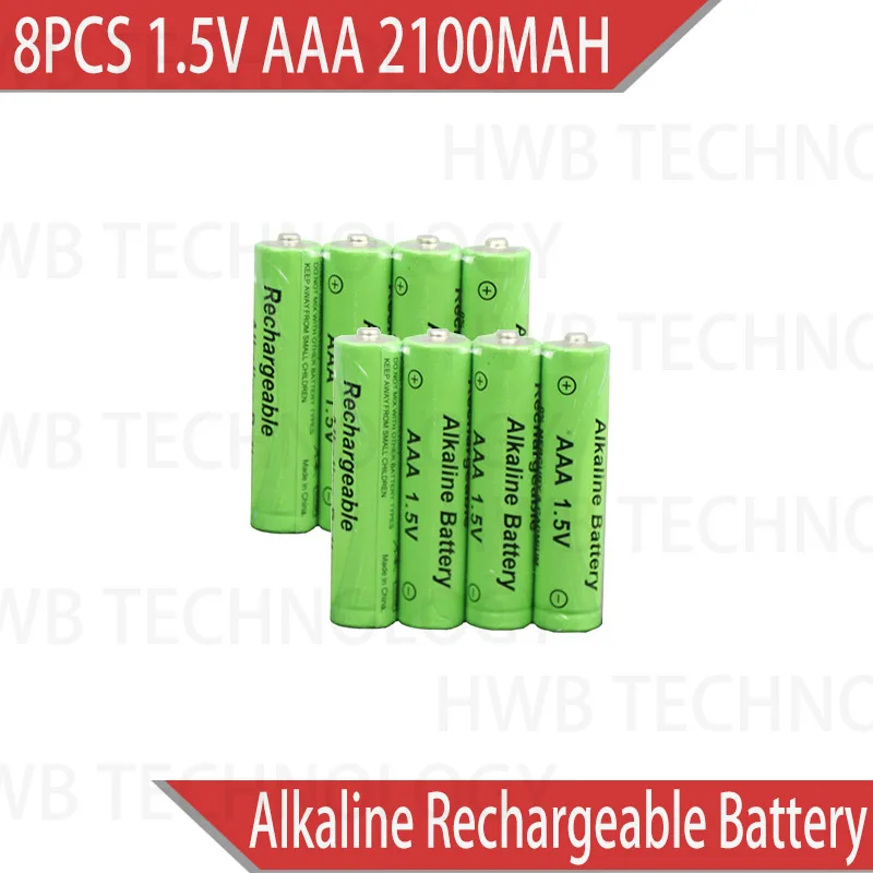 8pack New Brand AAA 2100mah 1.5V Alkaline Battery rechargeable battery for Remote Control Toy light Batery free shipping | Электроника