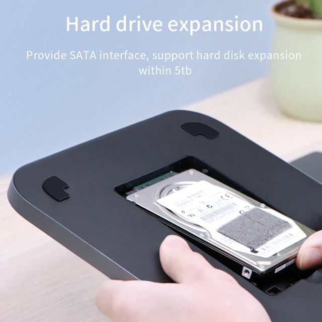 Business Travel Portable device USB-C Hub with SATA Hard Drive