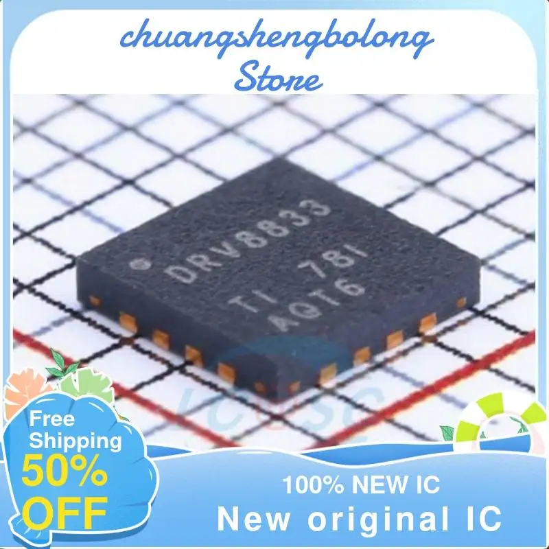 

10 шт. DRV8833RTYR DRV8833 QFN-16 новый оригинальный IC Блок питания IC