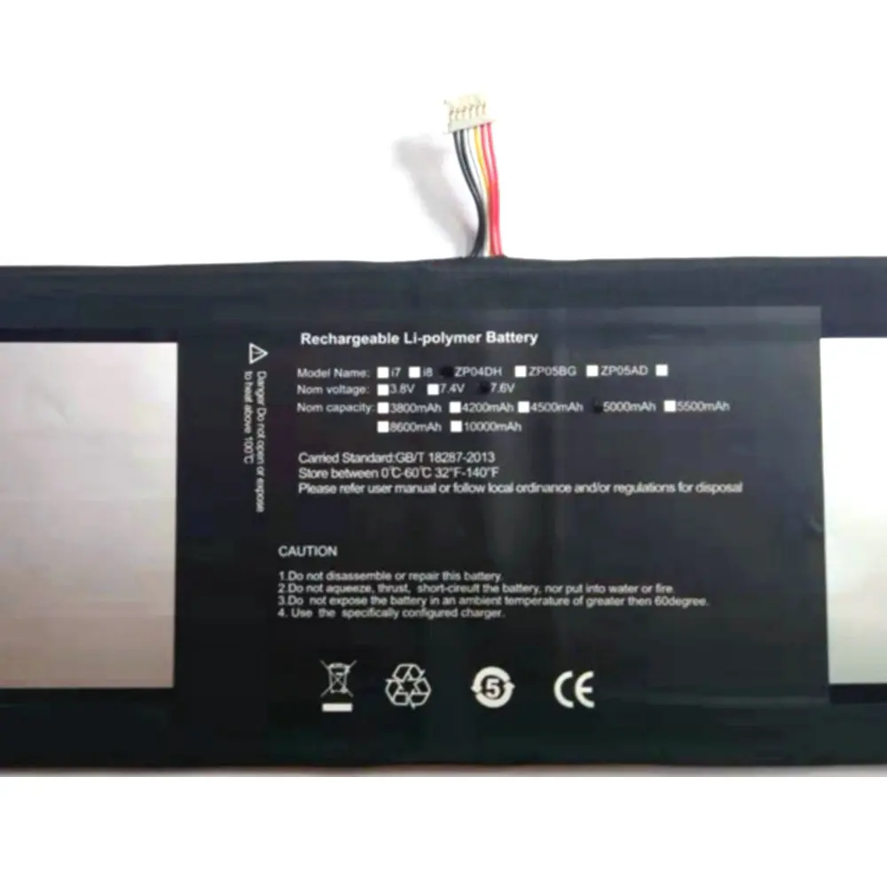 7,6 v 5000mah 37Wh размер батареи для Livefan s1 HN01 батареи планшета+ трек