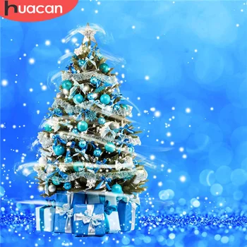 

HUACAN 5D Diamond Embroidery Christmas Tree Craft Kit New Arrival Diamond Painting Landscape Art Rhinestone Snow Decor For Home