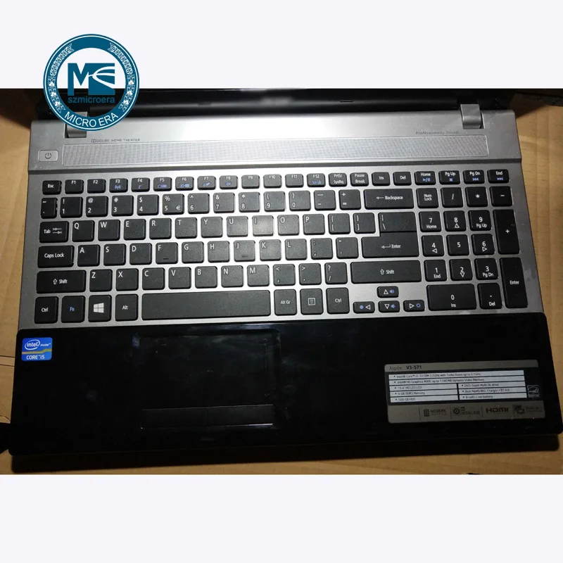 Клавиатура ноутбука верхний чехол Plamrest верхняя крышка для Acer V3-551 V3-571 551G 571G