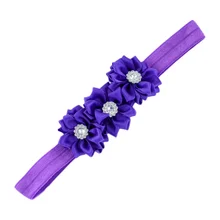 

Baby Girl Headband Infant Hair Floral Cloth Tie Bows Newborn Headwear Tiara Headwrap Gift Toddlers Bandage Flower Crystal Ribbon